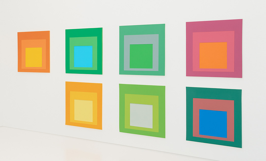 Homage to the Square in p5.js